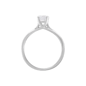 Alternative view of 10K White Gold Ring with ECZ Stone PNJ XM00W000080